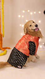 Amber Zari Brocade Jacker & Kurta Set