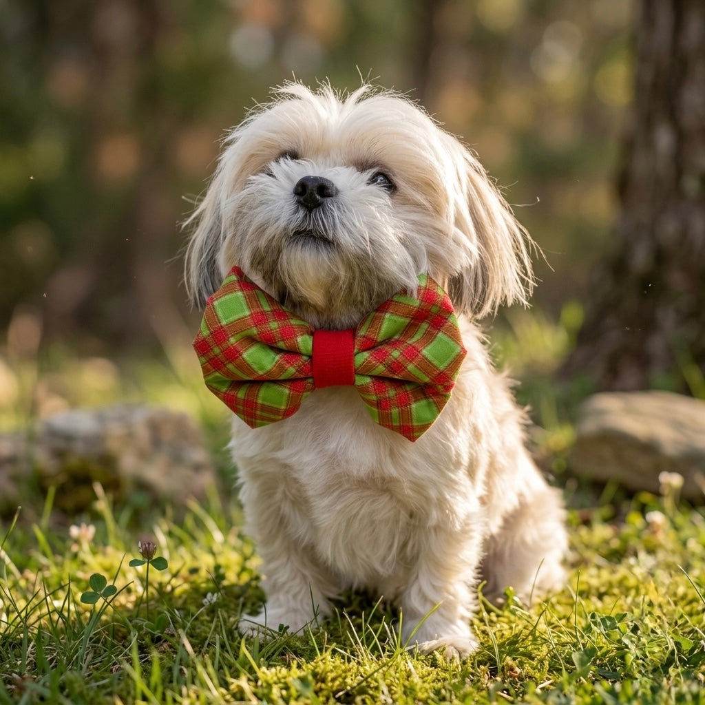 Merry plaid Bow