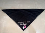 I am going to be a big sister bandana