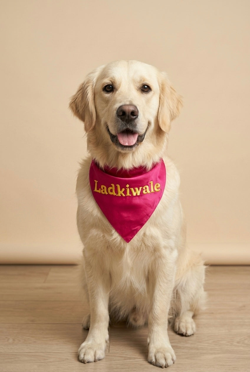 Pink Ladkiwale/ladkewale bandana