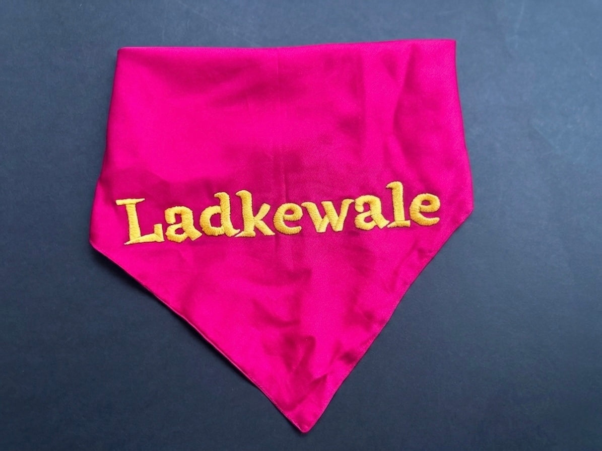 Pink Ladkiwale/ladkewale bandana