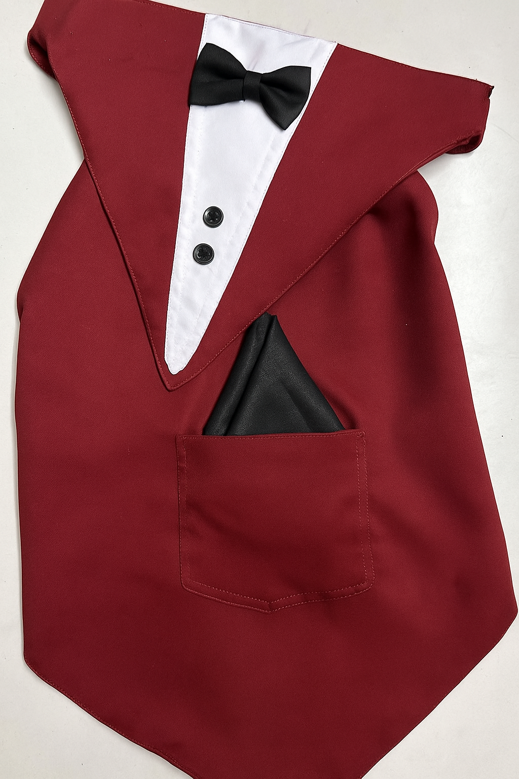 Burgundy Tuxedo dress