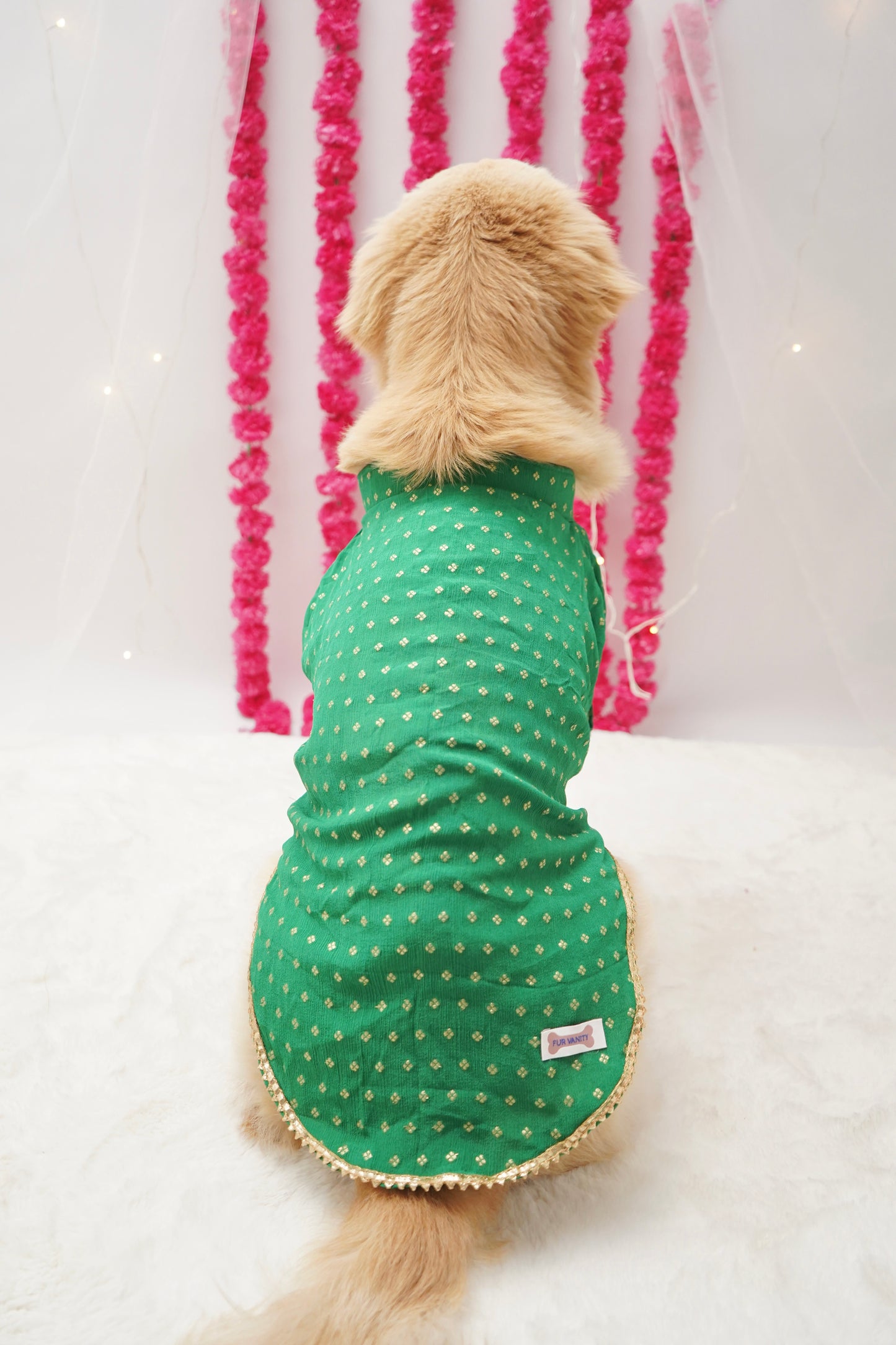 Emerald green kurta