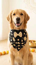 Black Ethnic Tuxedo Bandana