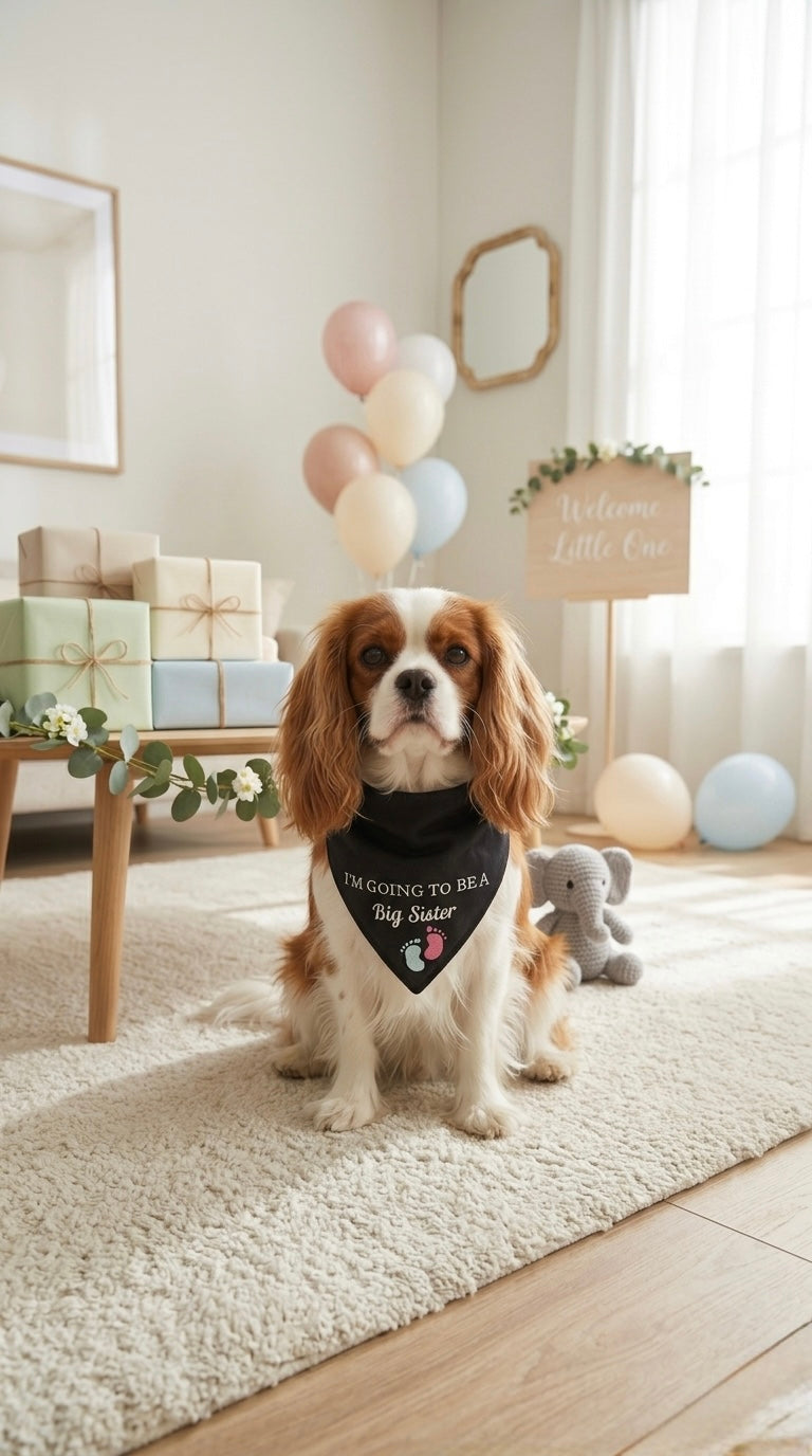 I am going to be a big sister bandana