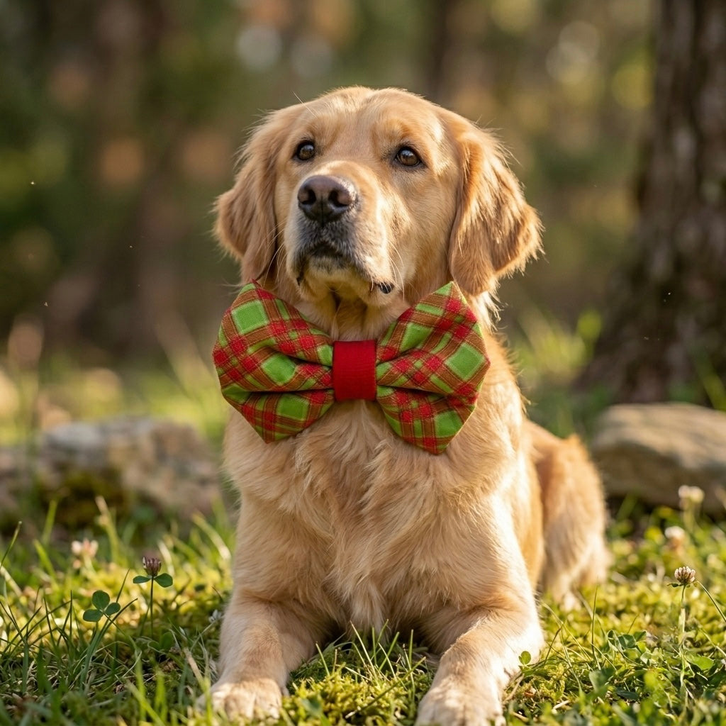 Merry plaid Bow