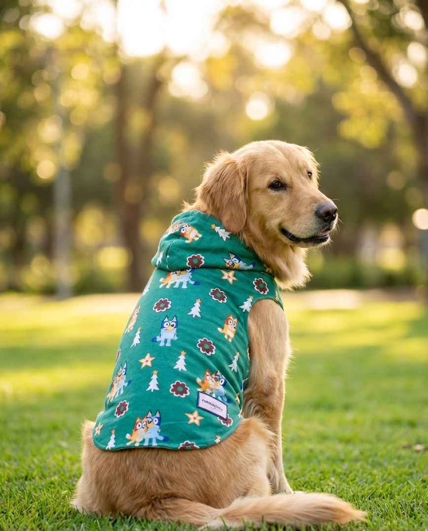 Green Critter Hooded Jacket