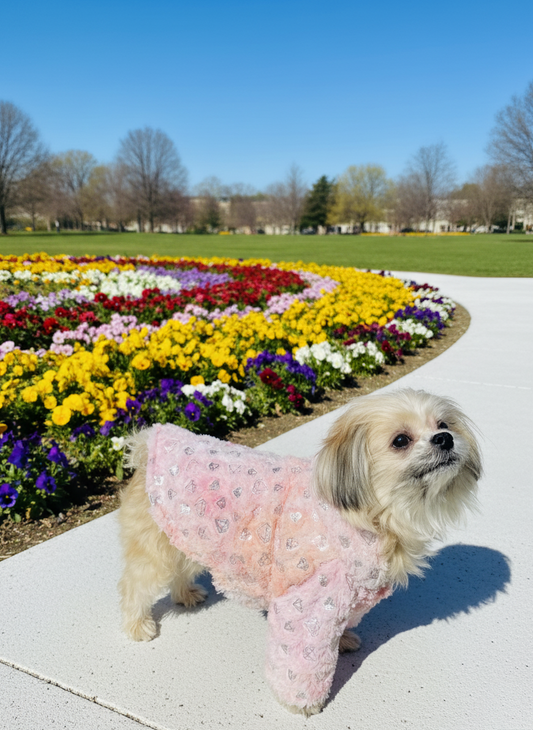 Candy fur hoodie