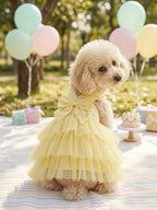 Patel yellow tutu dress
