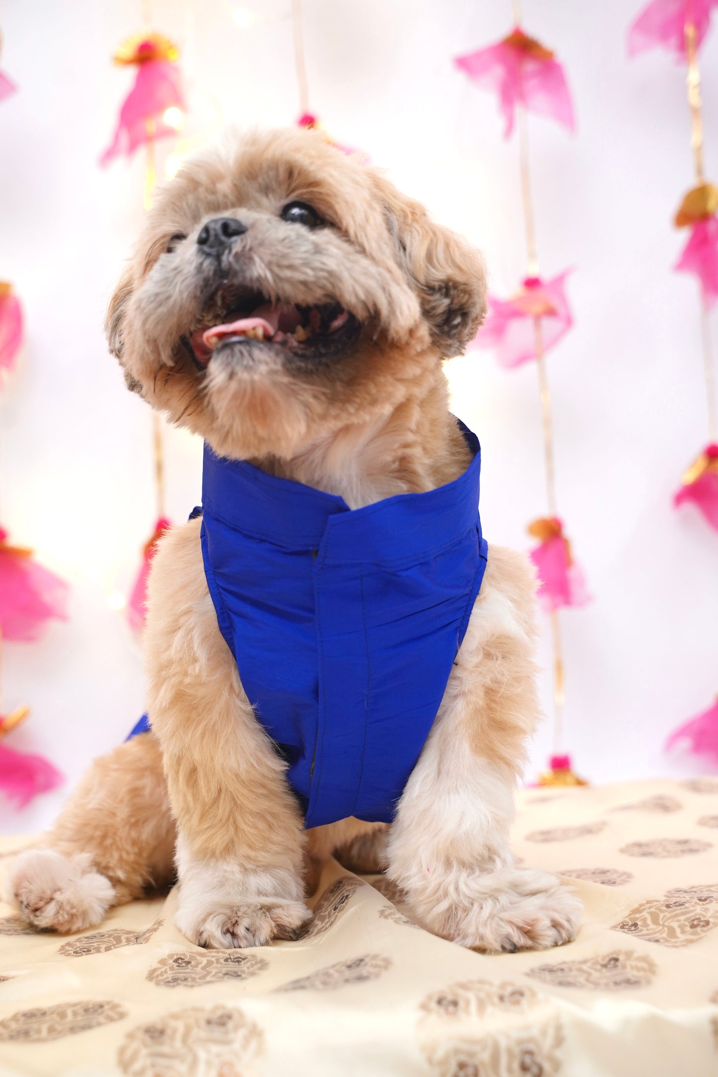 Blue Silk kurta