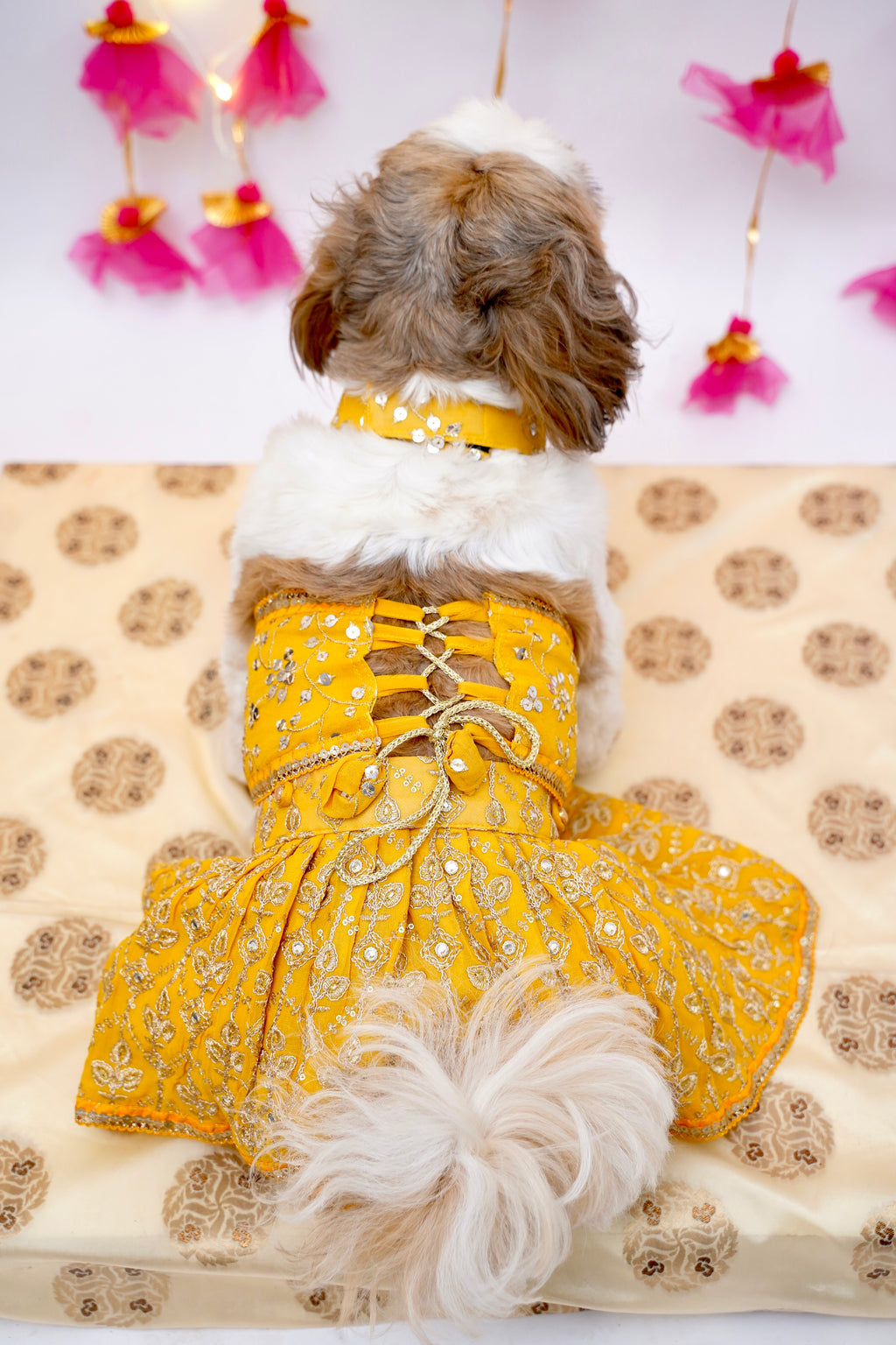 Yellow Gulnoor Lehenga