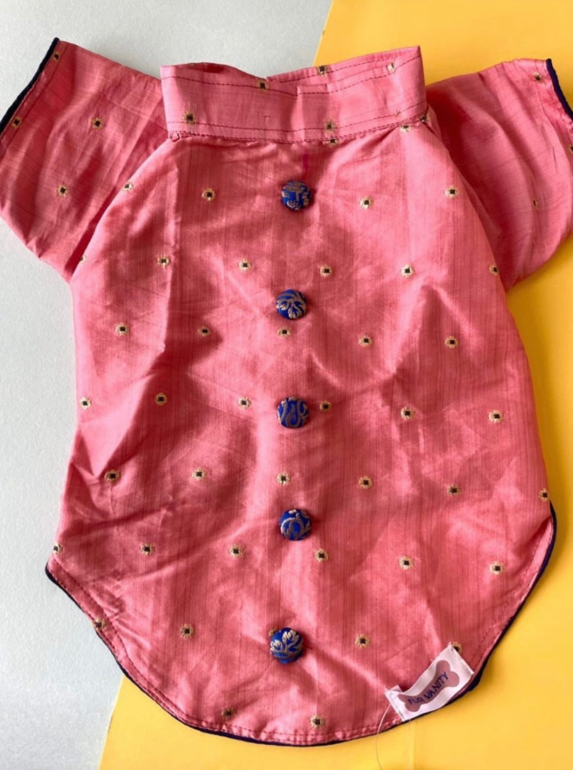 Pink Brocode Sherwani