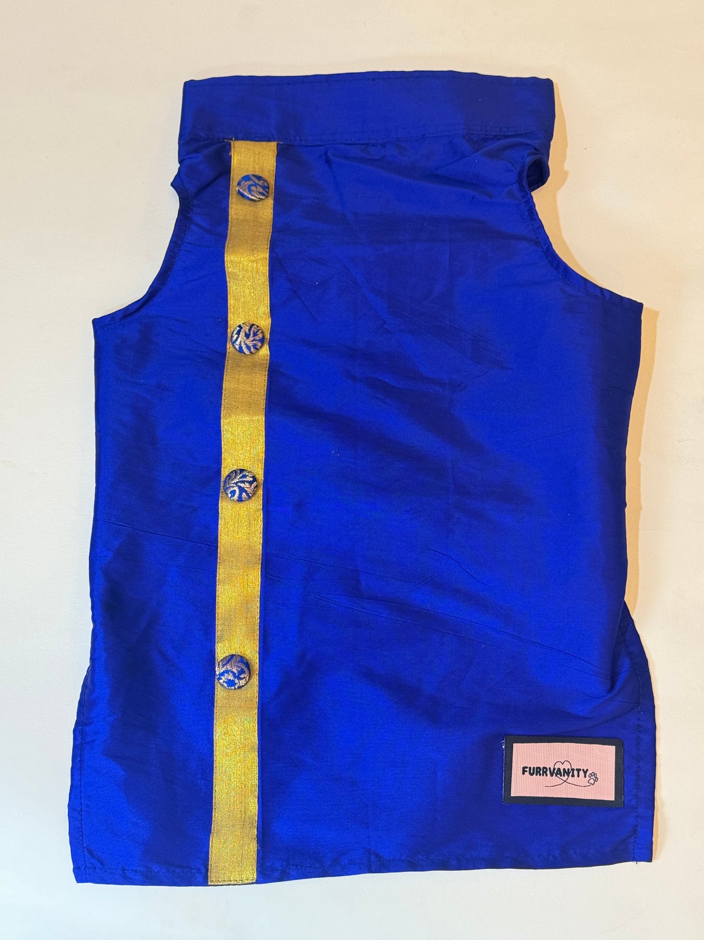 Blue Silk kurta