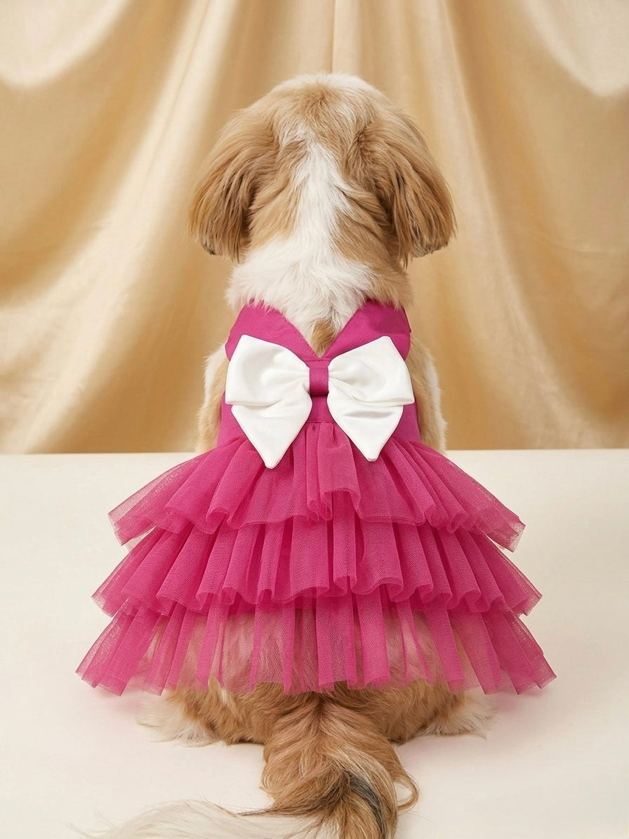 Hot pink tutu dress