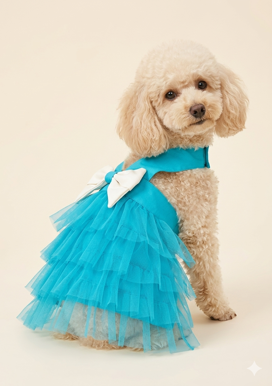Blue tutu dress