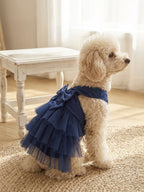 Navy blue tutu dress