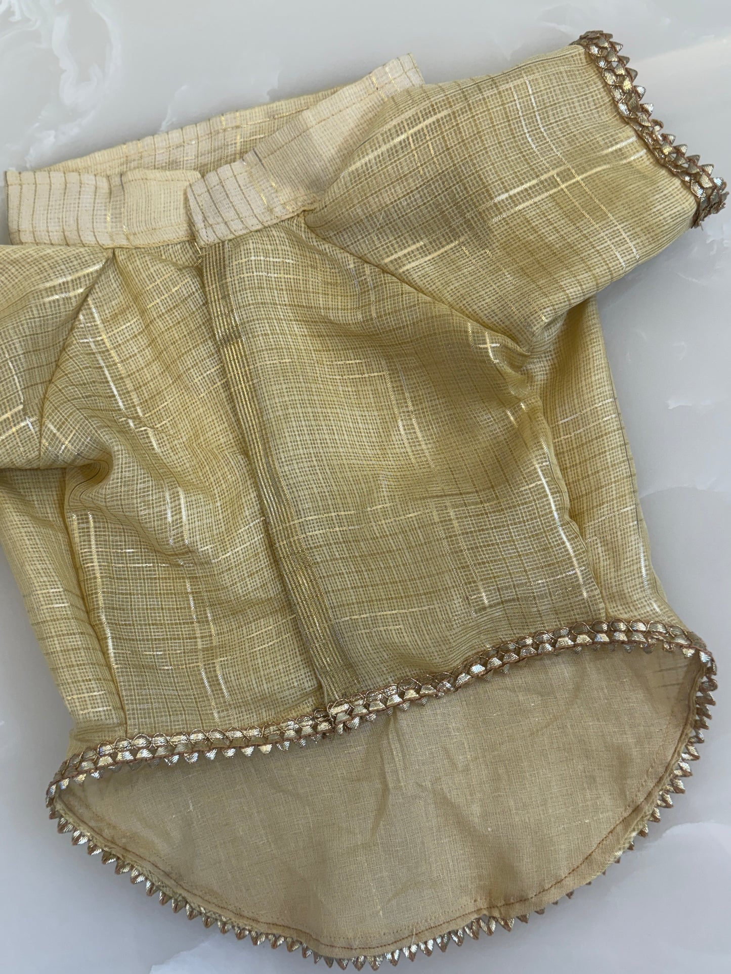 Kasavu golden kurta