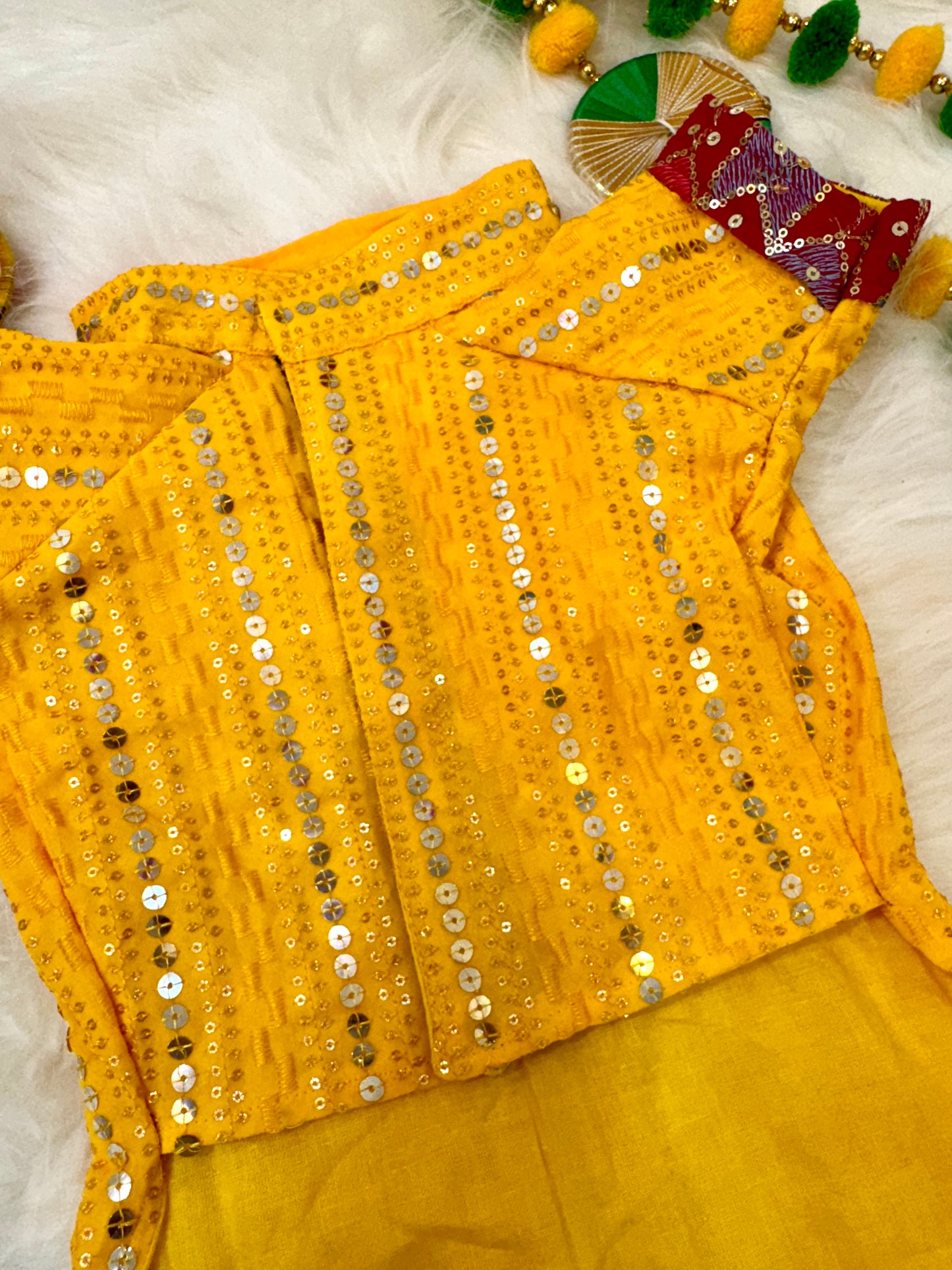 Yellow sitara kurta