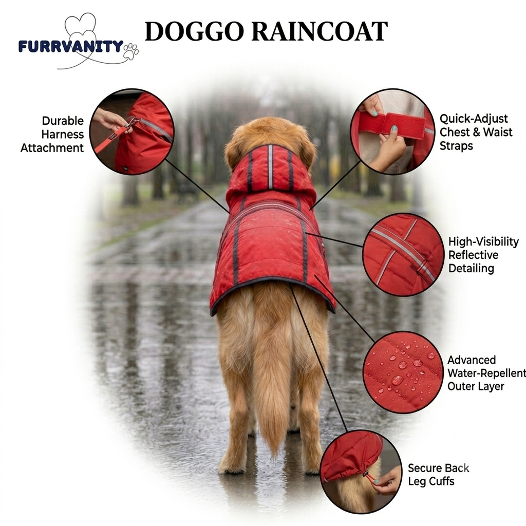 The Ribbon track raincoat
