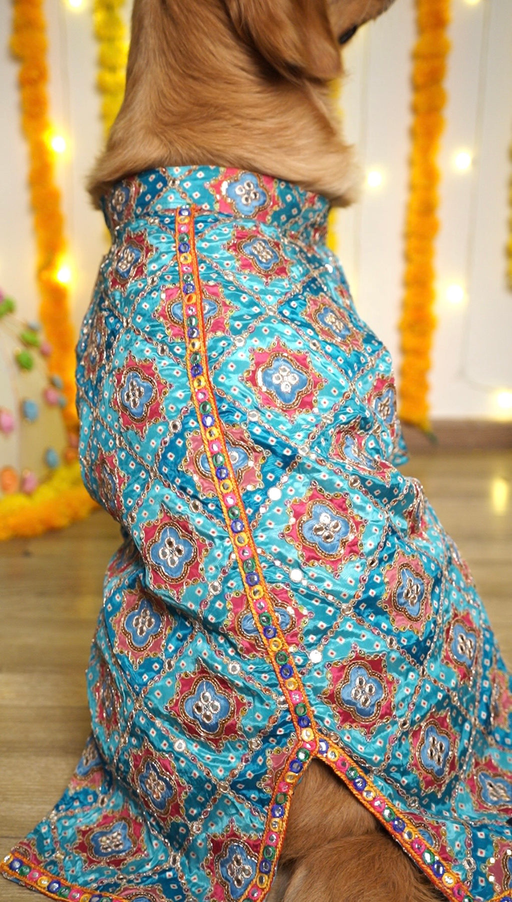 Shehenshah Teal Sherwani