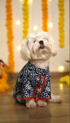 Indigo cotton kurta