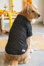 Black mirror work sherwani