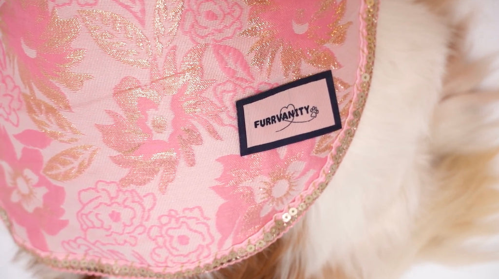 Pink brocade bandhgala