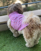 Lilac Hearts Cutsleeves Shirt