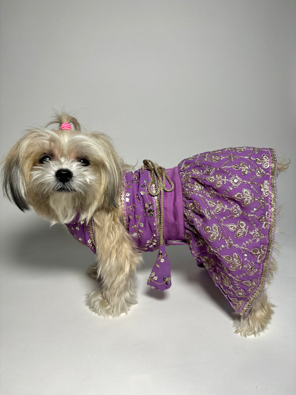 Lilac Gulnoor Lehenga