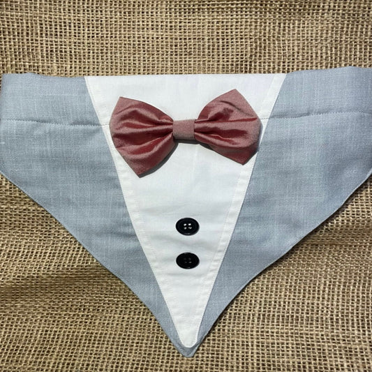 Dog Bandana / Dog accesories / Tuxedo Bandana- Furrvanity